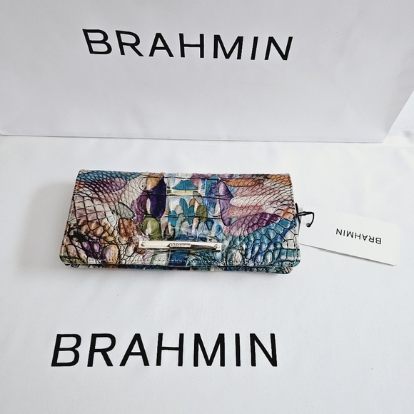 NWT Brahmin Flourish Melbourne Ady Wallet - Picture 9 of 12